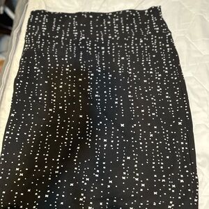 LuLaRoe Black and White Pencil Skirt 3XL